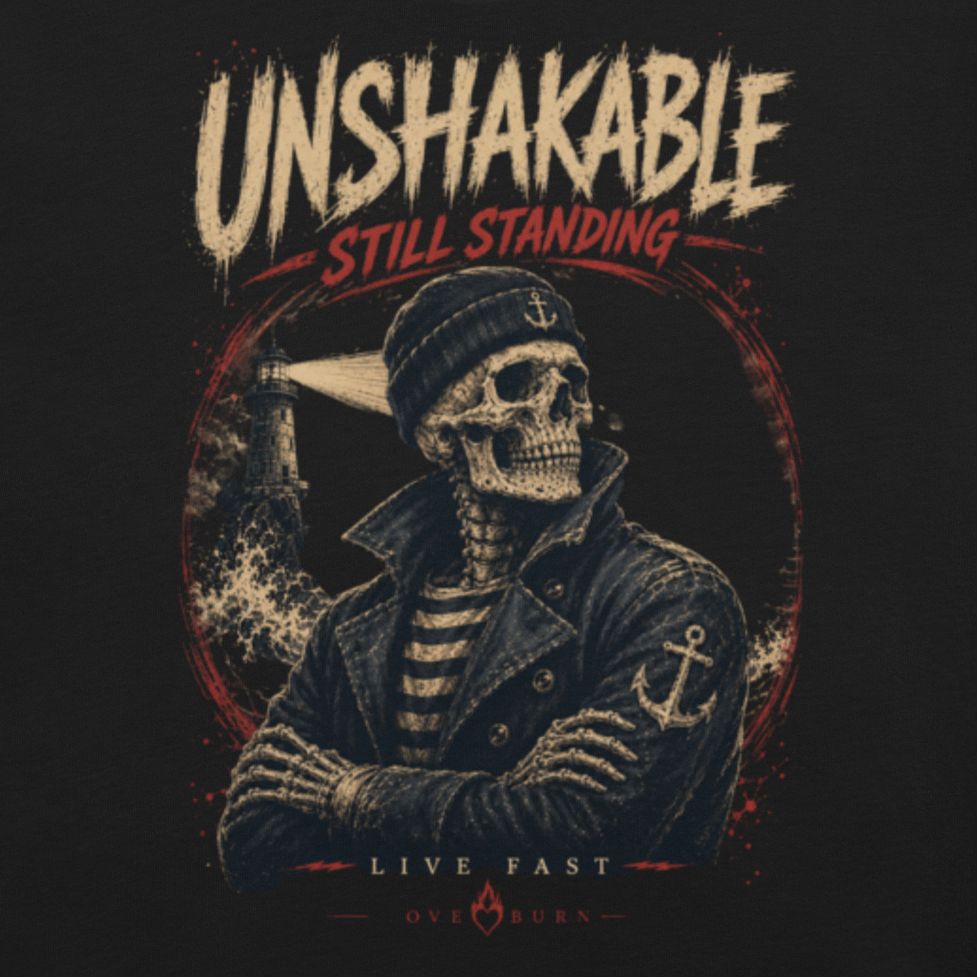 Unshakable – Vintage Rock Unisex T-Shirt - Image 7