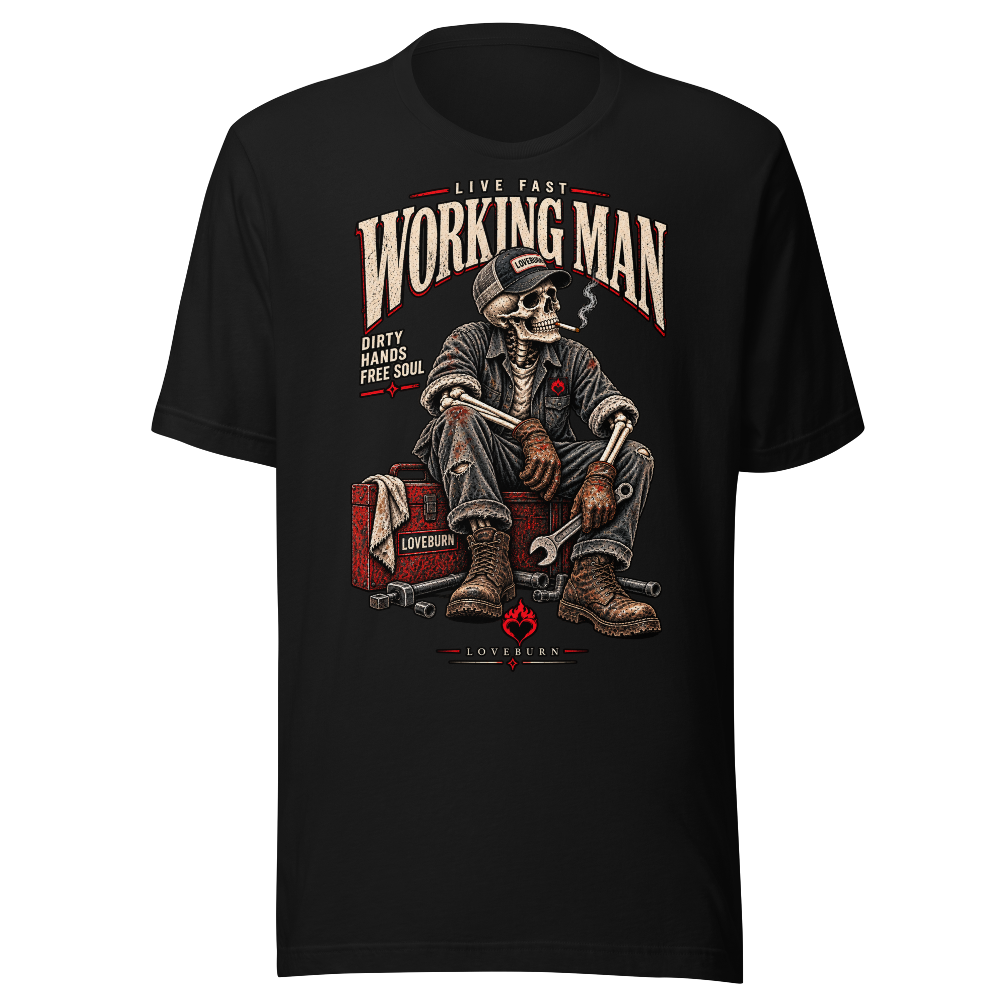 Working Man – The Mechanic Unisex T-Shirt - Image 2