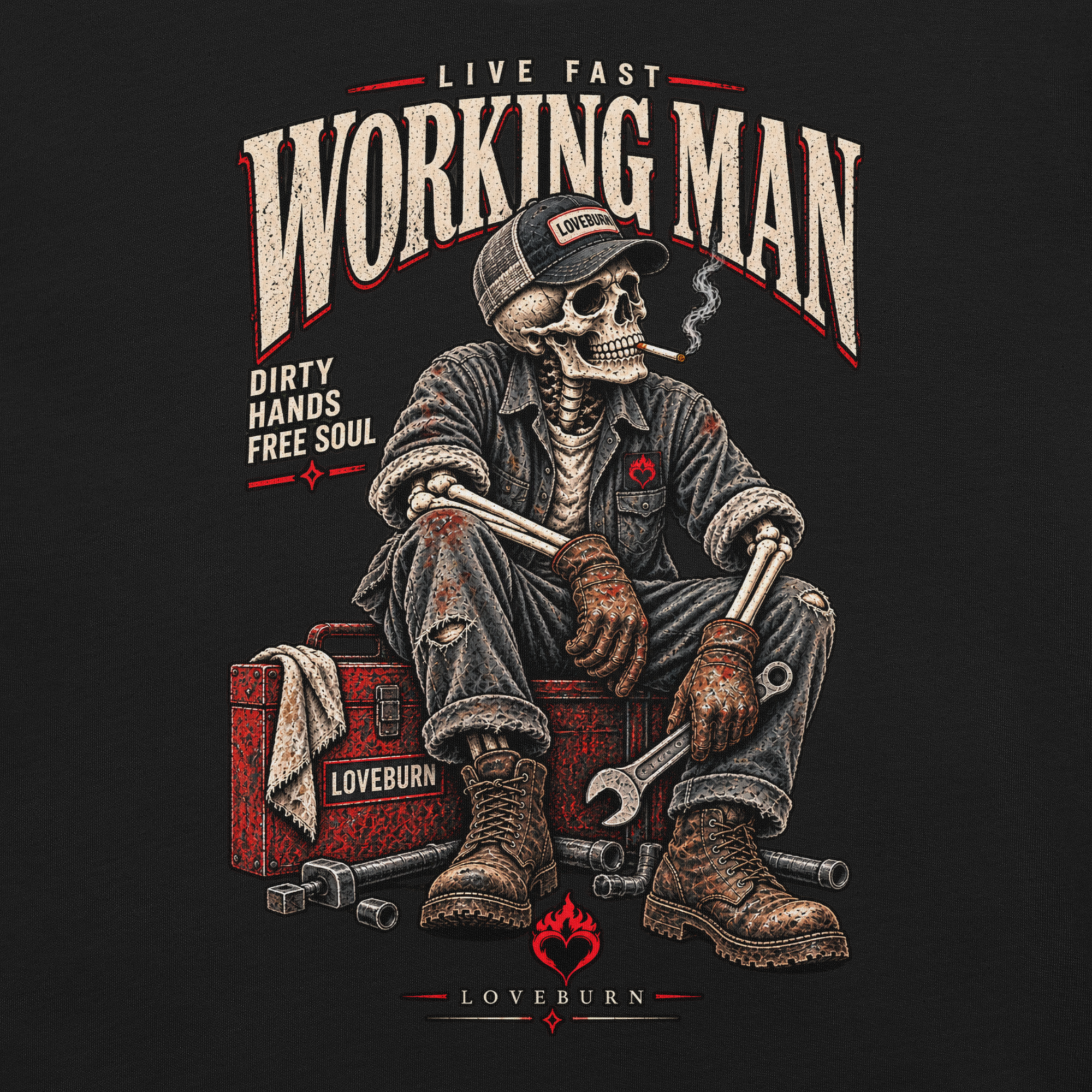 Working Man – The Mechanic Unisex T-Shirt - Image 7