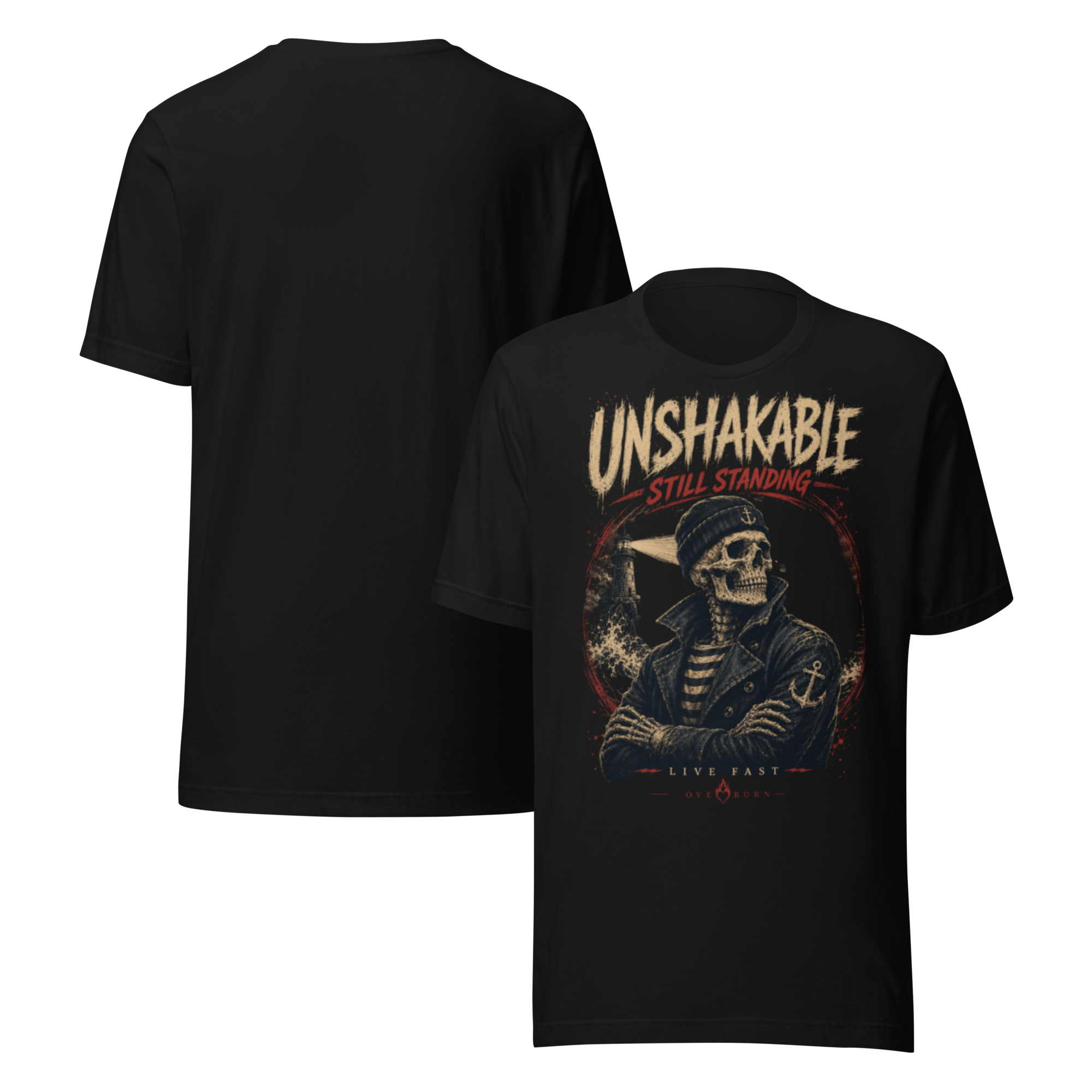 Unshakable – Vintage Rock Unisex T-Shirt - Image 4