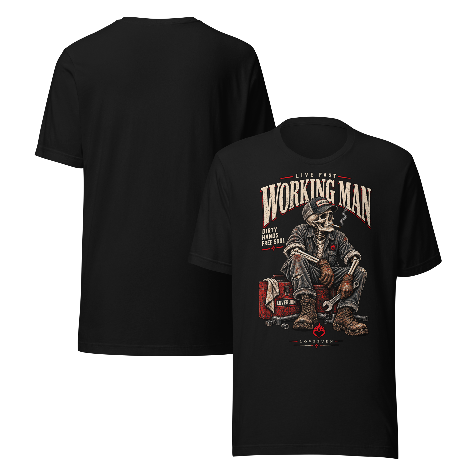 Working Man – The Mechanic Unisex T-Shirt - Image 4