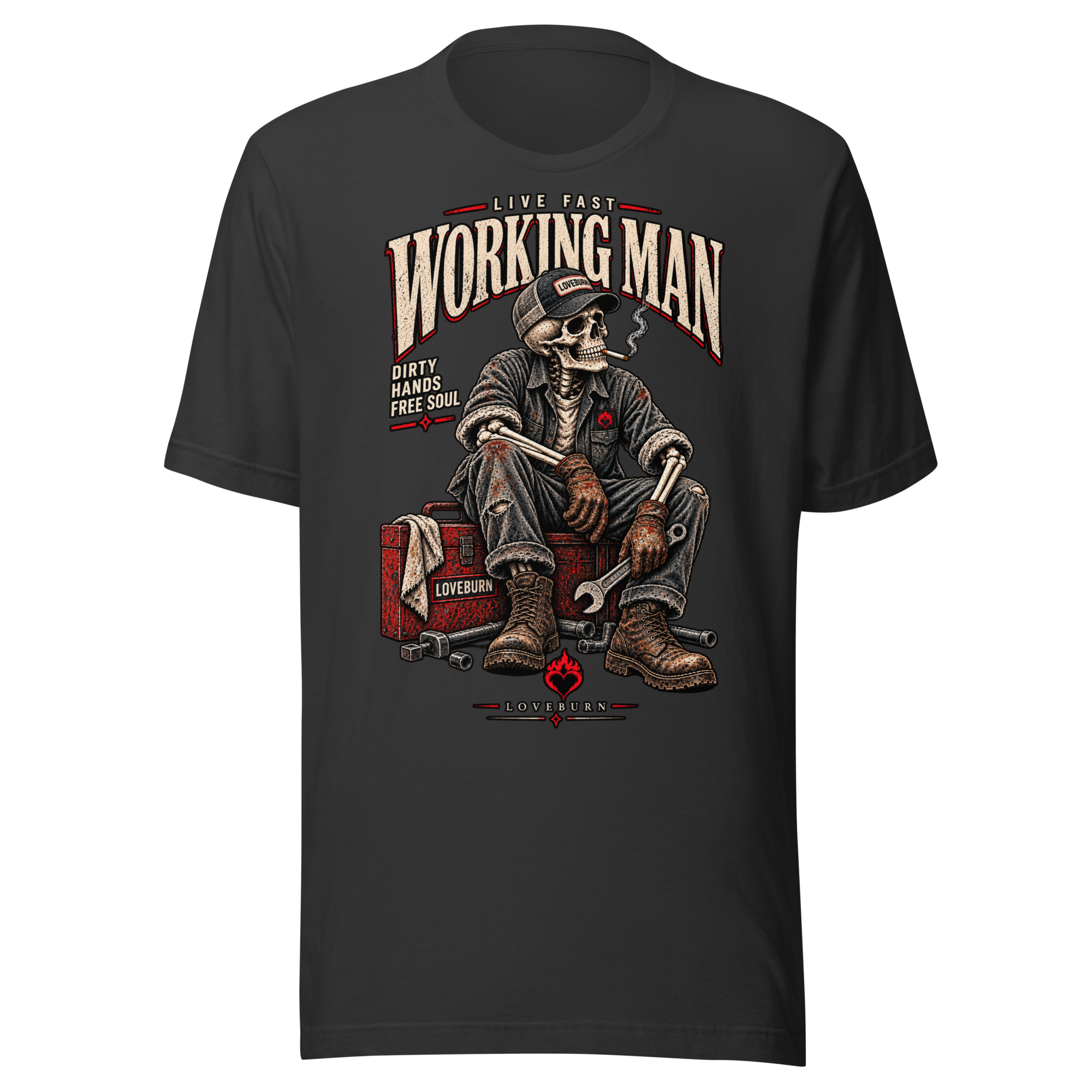 Working Man – The Mechanic Unisex T-Shirt - Image 3