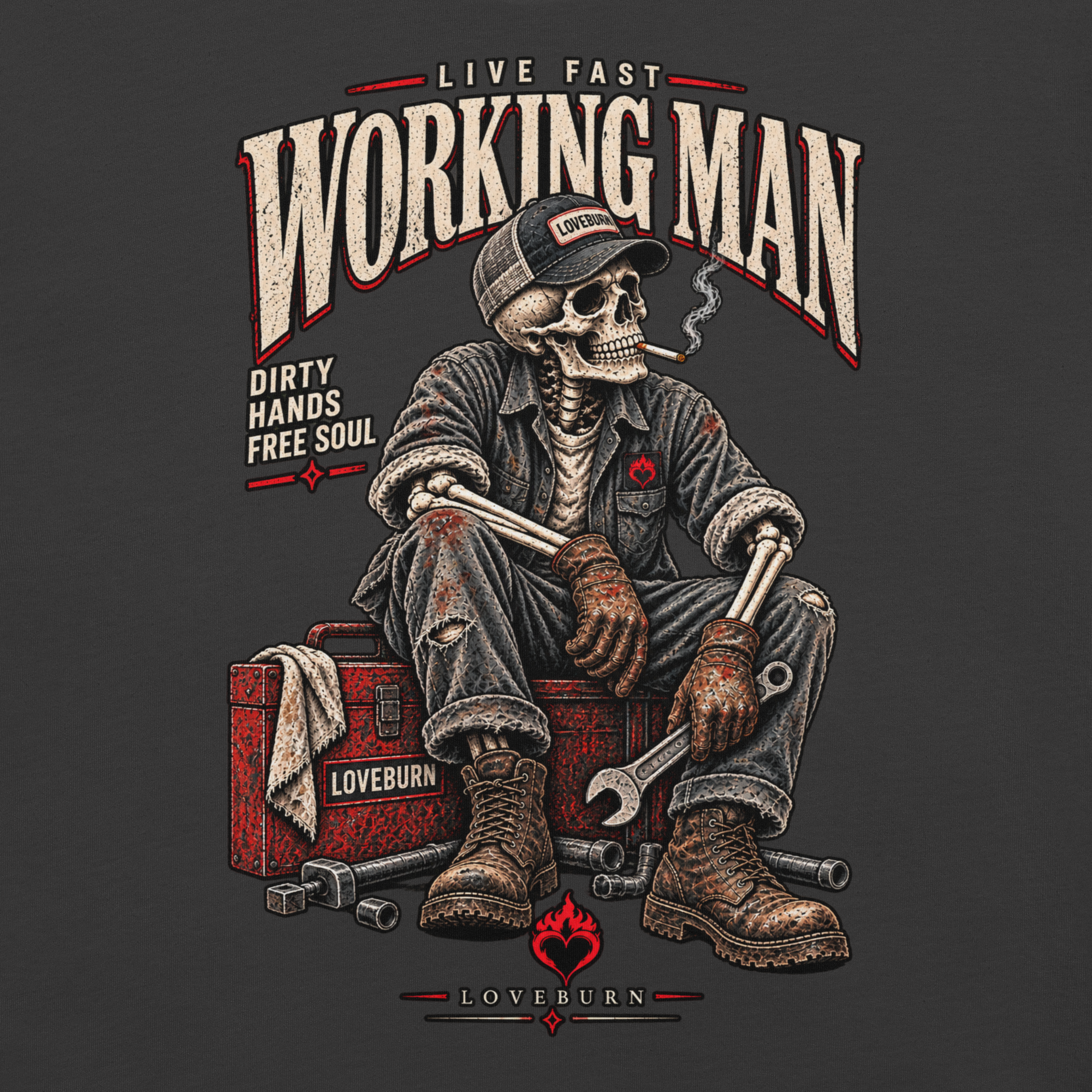 Working Man – The Mechanic Unisex T-Shirt - Image 8