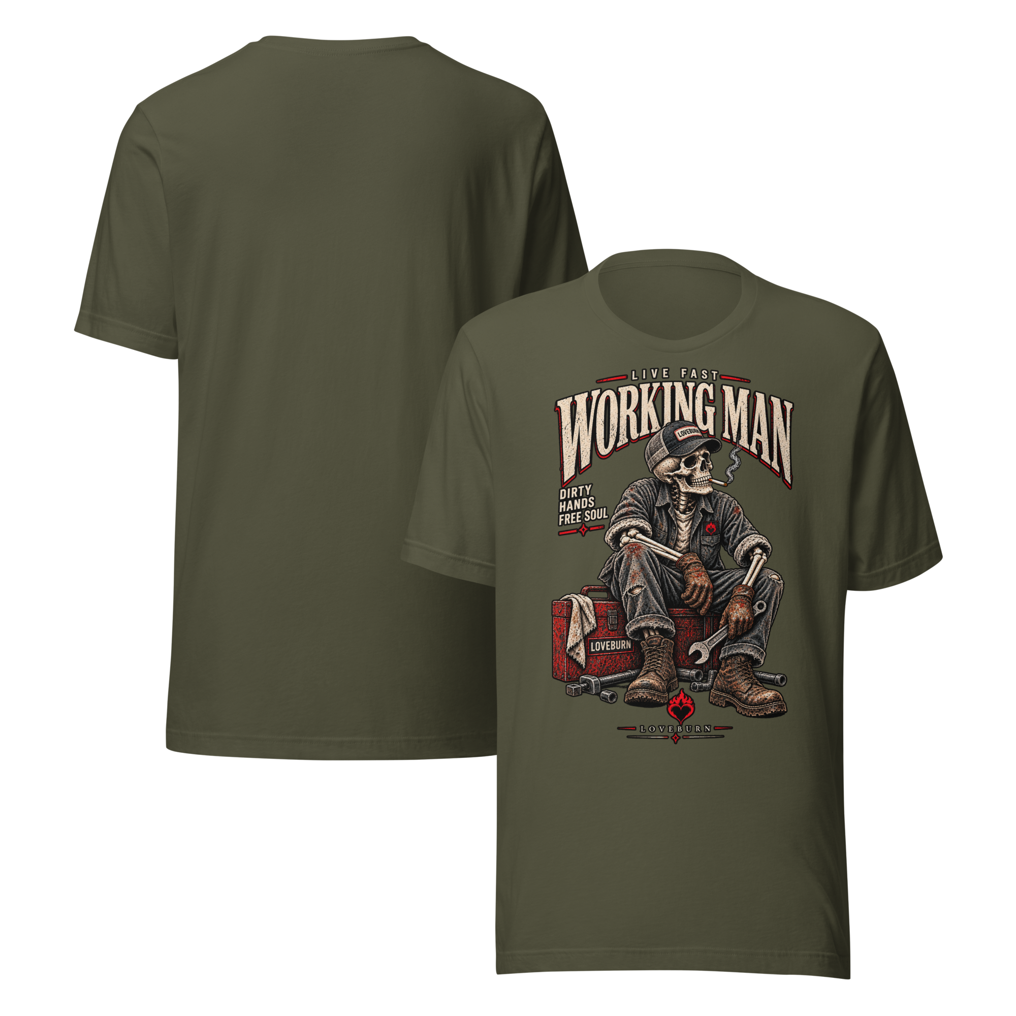Working Man – The Mechanic Unisex T-Shirt - Image 6