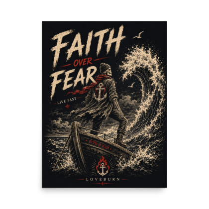 Faith Over Fear art print