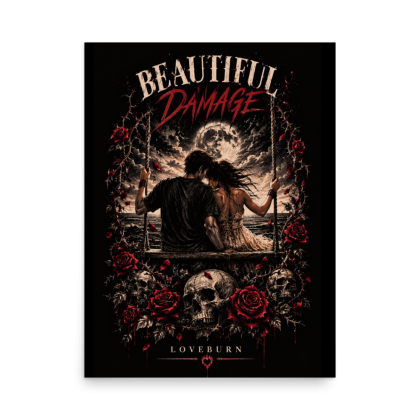 Beautiful Damage — Dark Romance Art Print